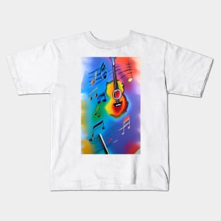 Colorful music Kids T-Shirt